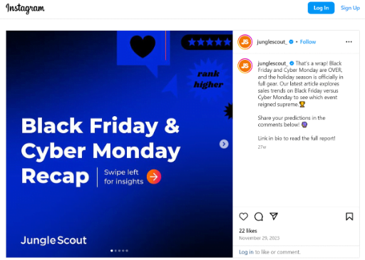 Jungle Scout Cyber Monday Deals