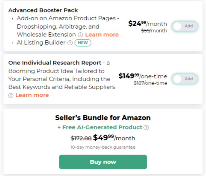 AMZScout's Pricing Structure