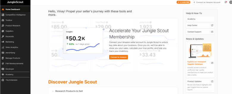 Jungle Scout's User Experience