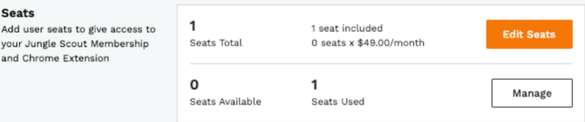 Click Edit Seats